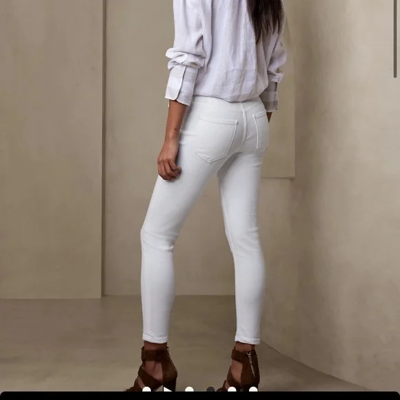 Banana Republic white jeans size 30 - Picture 5 of 5